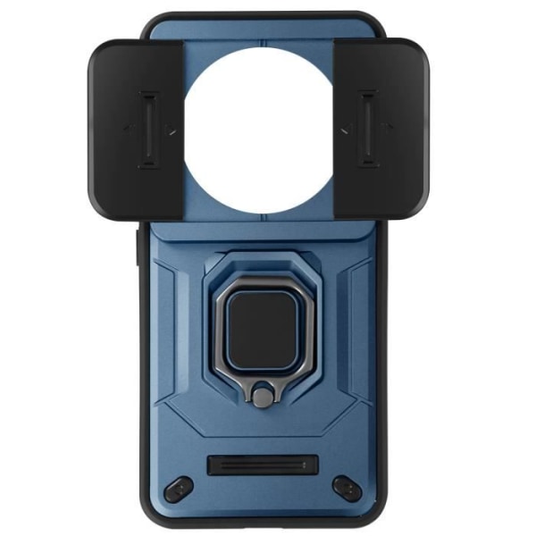 AVIZAR Hard Case til Xiaomi 14 Ultra - Skydekameradæksel - Roterende støttering - Midnatsblå Blå