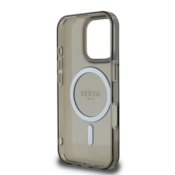 iPhone 16 Pro Max MagSafe - Glitter Circle Guess Musta kuori Svart