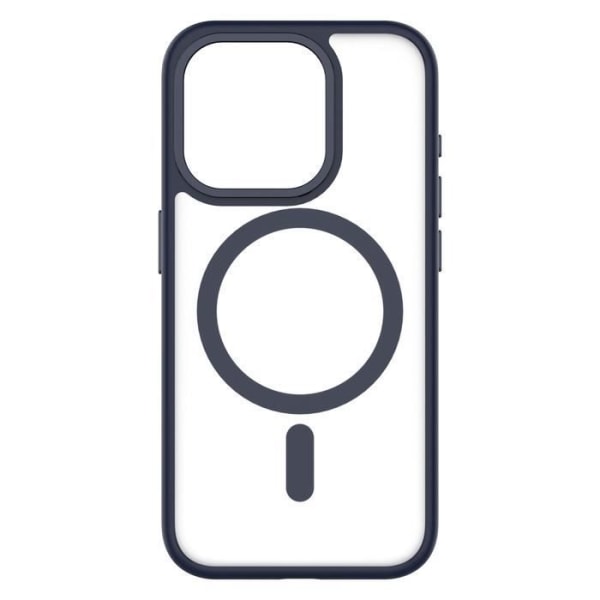 Skal för iPhone 15 Pro Hybrid Soft med Snap MagSafe QDOS-kompatibel Marinblå