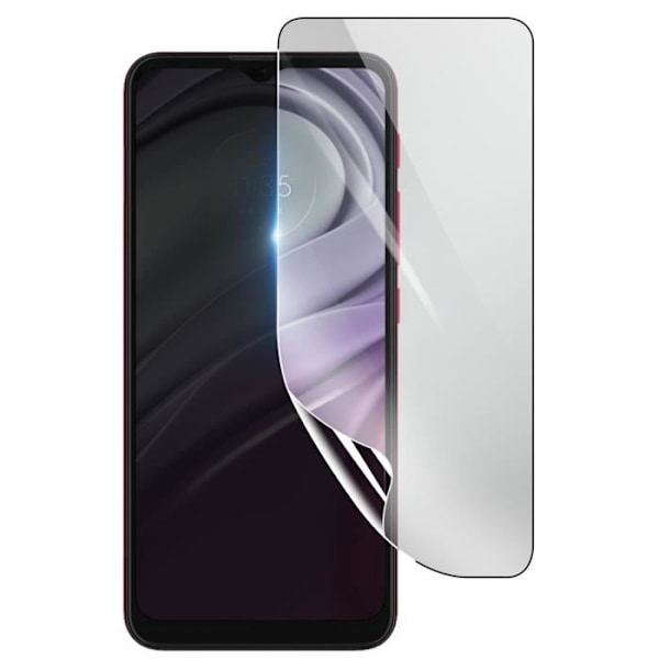 Näytönsuoja - 3MK - Motorola Moto G20 - Iskunkestävä Hydrogeeli - Läpinäkyvä - Naarmuuntumaton Transparent
