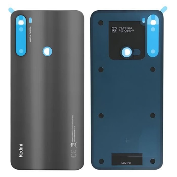 Cache batteri - Xiaomi Redmi Note 8T - Original - Grå - Forenklet installation Grå