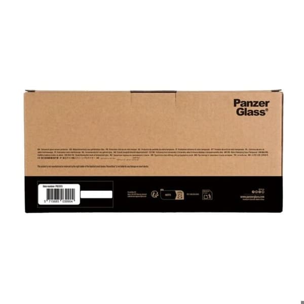 10 kpl iPhone 17 Pro / 18 Pro -näytönsuojia Panzer Glass -sovittimella, läpinäkyvä Vit