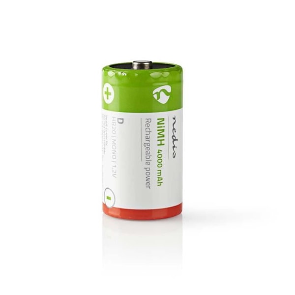 Paket Ouppuffbar Ni-MH D | 1,2 V | 4 000 mAh | 2 stycken | Blister ALPEXE-2830
