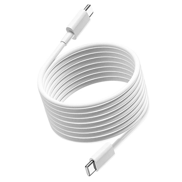 USB-C til USB-C kabel til smartphone / laptop Quick Charge 40W med 2m hvid ledning
