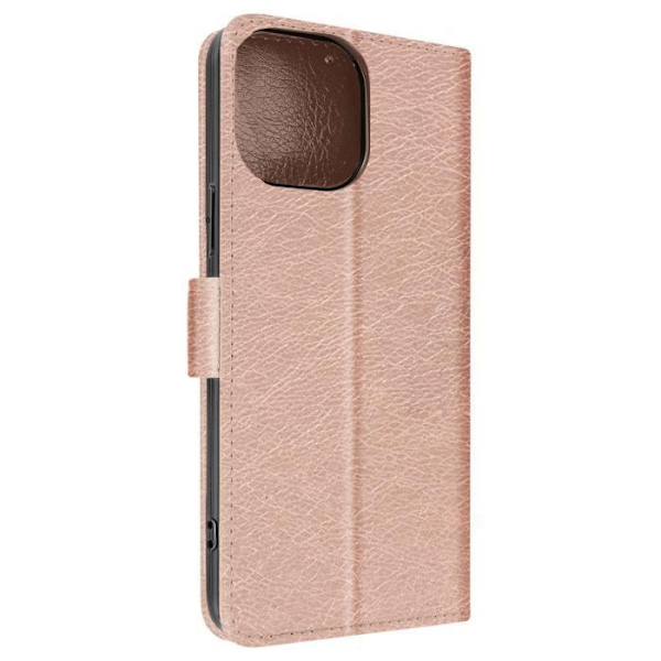 iPhone 14 Pro Plånboksfodral Video Support Funktion Rose Gold Rose guld