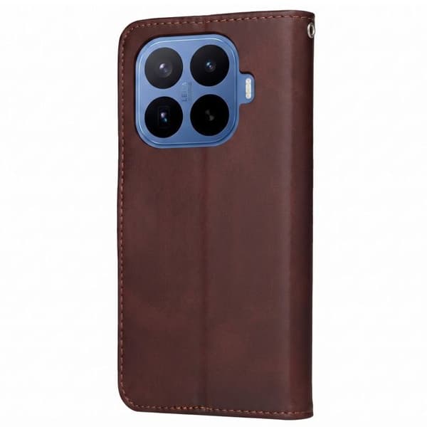 Plånboksfodral för Xiaomi 17T Pro Läderlook med Videostöd Brun brun