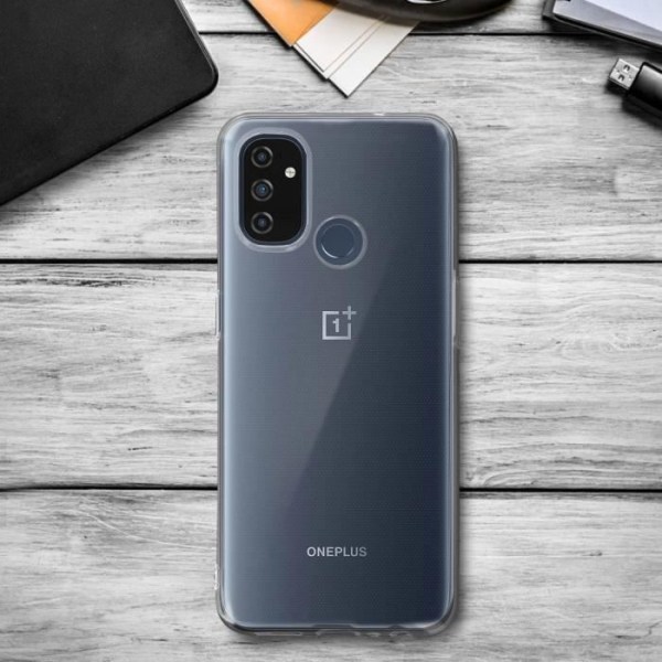 Suojakotelo - OnePlus - Nord N100 - Pehmeä geelisilikoni - Läpinäkyvä - Ohut Klar vit