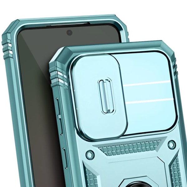 Coque för Samsung Galaxy A56 Magnetisk Ring Kameraskydd Grön Grön
