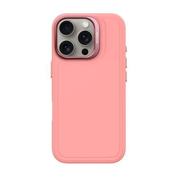 Cover til iPhone 16 Pro Stacks MagSafe Range i antimikrobiel silikone afkodet pink Rosa