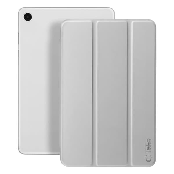 Galaxy Tab A11 Plus: Multi- kulma tuki ja automaattinen herätys Tech Protect harmaa Grå