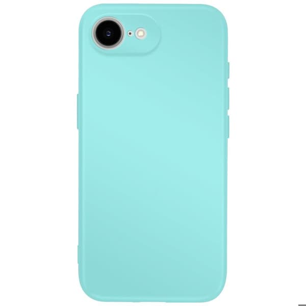 Silicone Soft-Touch-fodral för iPhone 17e Fast Cover Turquoise Blå