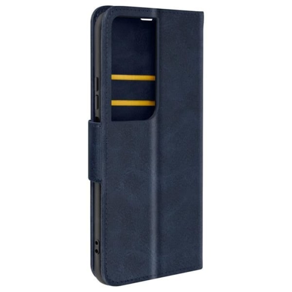 Fodral för Honor 90 Smart - AVIZAR - Flip Wallet Support handledsrem - Midnattsblå Blå