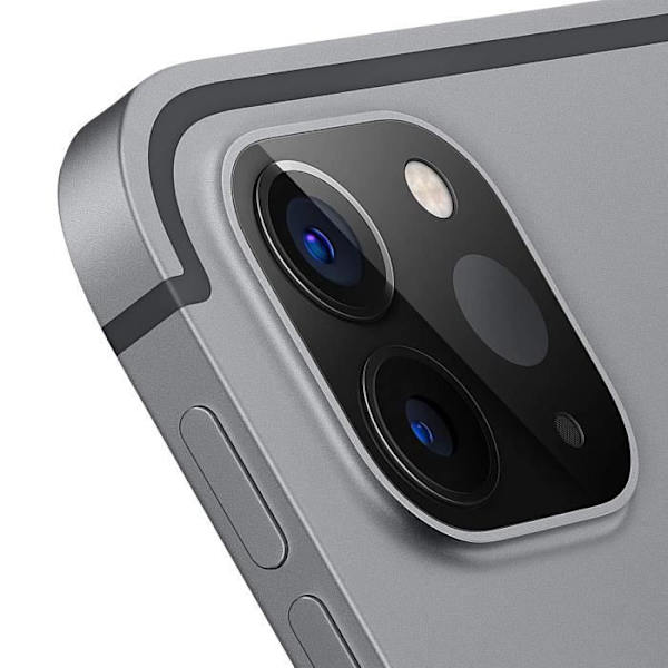 Takakamera - iPad Pro - 12.9 2020/2021 ja 11 2020/2021 - Musta - Yhteensopiva vaihto Svart