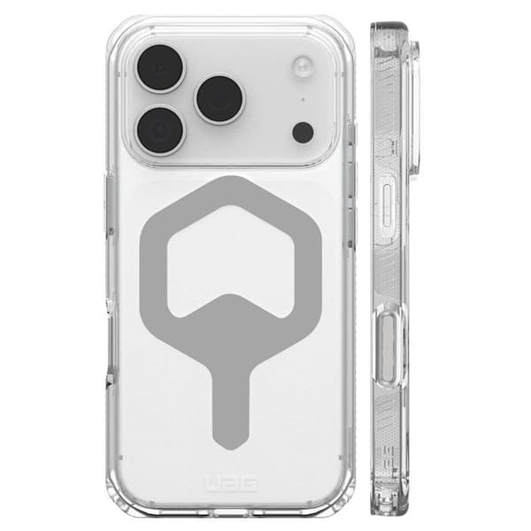 Coque MagSafe - UAG - iPhone 17 Pro Max - Ultra Slidstærk - Transparent - Stiv Vit