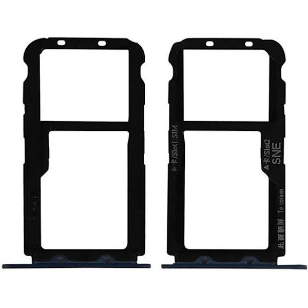 SIM-kortsfack - Huawei - Mate 20 Lite - Mörkblå - Adapter - Enkel ersättning midnattsblå