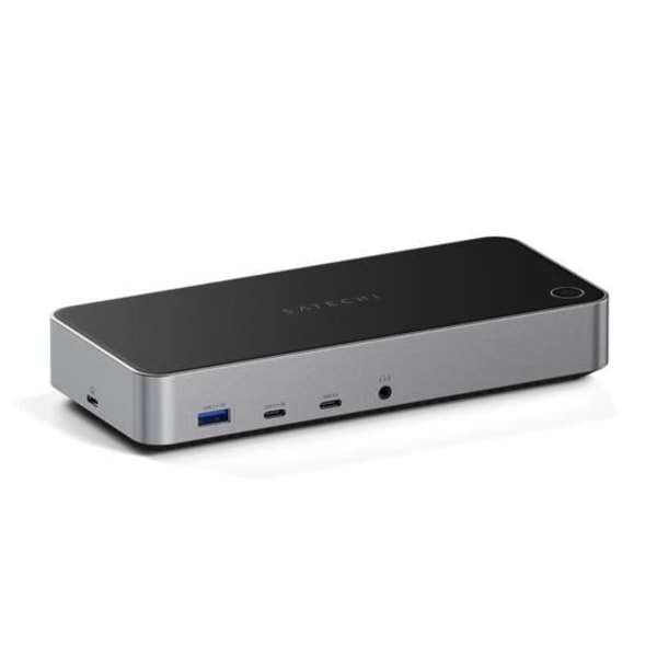 Dockningsstation - Satechi - Triple Display 4K - USB-A och USB-C - 100W strömförsörjning - Grå Grå