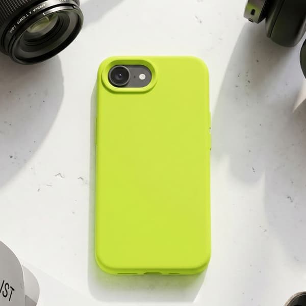 MagSafe-skal för iPhone 16e i silikon, Velvet Smoothie Tactical Grön Grön