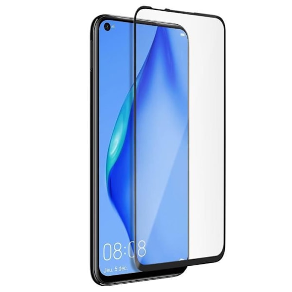 Filmem Huawei P40 Lite 9H Akashi Transparent hærdet glas med sort kant Sort