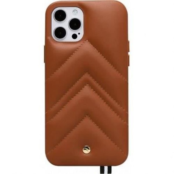 Etui til iPhone 12 / 12 Pro i Louvre-læder ARTEFAKT Brun kastanj