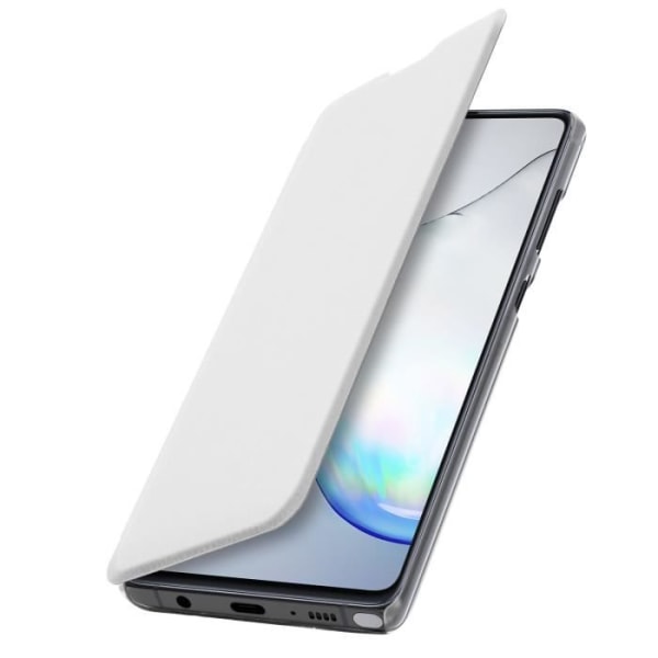 Skal till Samsung Galaxy Note 10 Lite Full Wallet Case Korthållare Vit