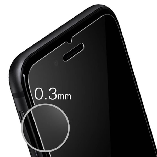 Skyddsfilm - AVIZAR - iPhone 7/8 - Härdat glas - Ultra-resistent 9H - Styvt skärmskydd