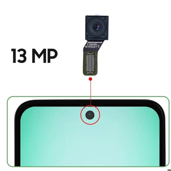 Frontkamera til Samsung Galaxy A26 13MP Selfie Sensor Sort