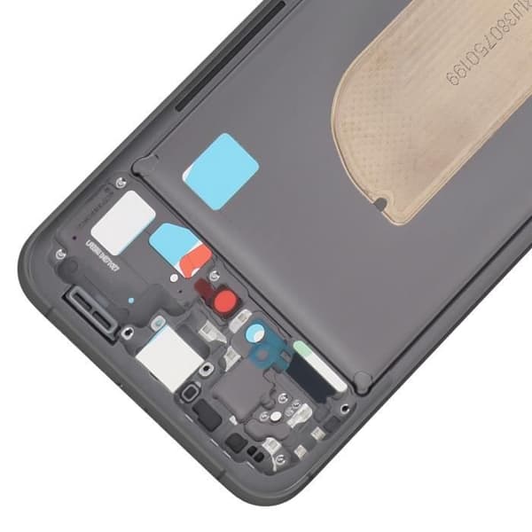Central Chassis Reservedel til Samsung S23 FE Original Service Pack Samsung Sort