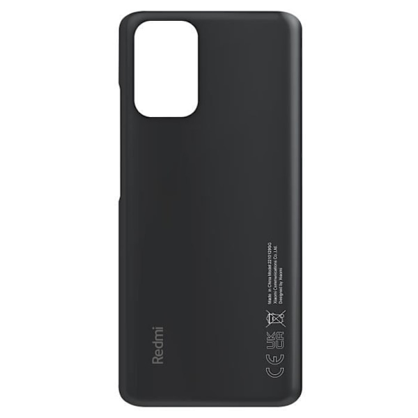 Batterilock - XIAOMI - Redmi Note 10S - Grå - Service Pack - Original Grå