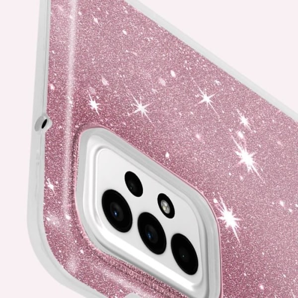 Suojakuori Samsung Galaxy M23:lle ja M13:lle ja A23 5G Glitter Silicone Pinkille Rosa