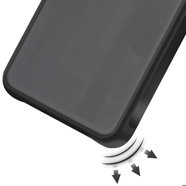 Stötföra i svart för Nothing Phone 3a Pro med förstärkta hörn Svart