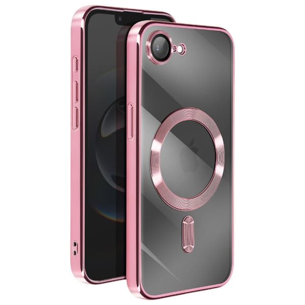 Coque - Silikone - iPhone 16e - Rosa - Stød Beskyttelse - Beskyttet Kamerablok Rosa