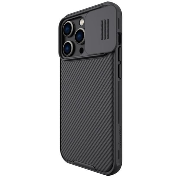 Etui - NILLKIN - CamShield Pro - iPhone 14 Pro - Sort - Elegant - Rigid sort