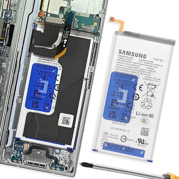 Original Samsung Z Fold 6 Extern Batteri Samsung Svart Svart