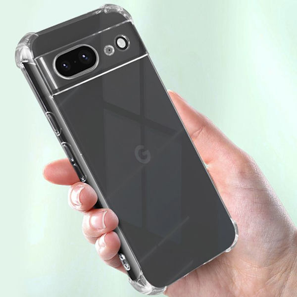 Coque Antichoc - Mayaxess - Google Pixel 8 - Silikonegummi - Forstærkede hjørner - Transparent Transparent