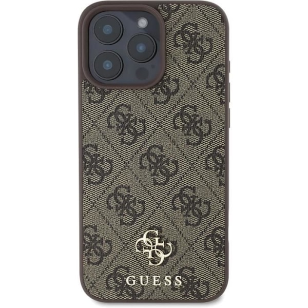 Telefonfodral CG MOBILE Guess HC för iPhone 16 Pro, brun