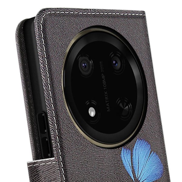 Honor Magic 7 Lite Musta Lompakko Kansi Svart