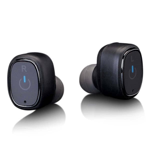 Lenco EPB-440BK - Vandtætte Bluetooth® in-ear høretelefoner med ladestation - Sort Sort