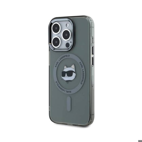 Coque MagSafe til iPhone 15 Pro IML med Choupette-motiv Karl Lagerfeld Sort Svart