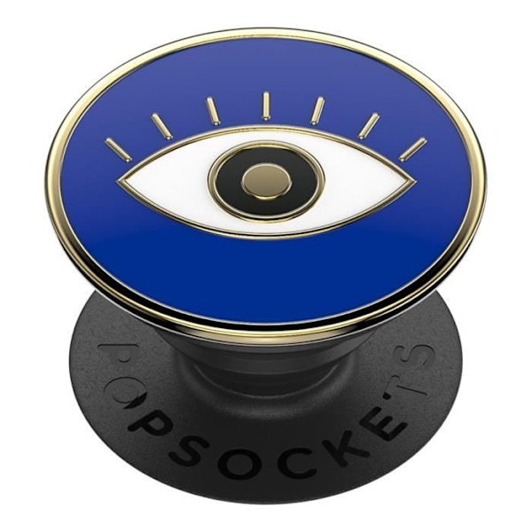 Universalring och stöd - POPSOCKETS - PopGrip Evil Eye Design - Infällbar - Videostöd - Blå plast Blå