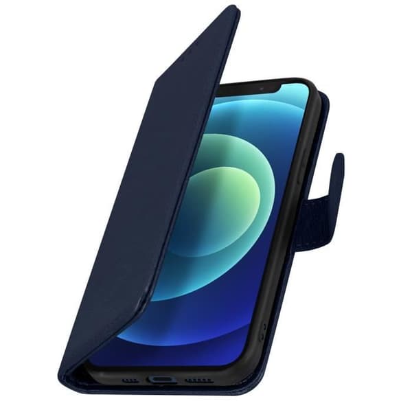 Skyddsfodral - AVIZAR - iPhone 12 Mini - Kortfodral - Videostöd - Blå blå