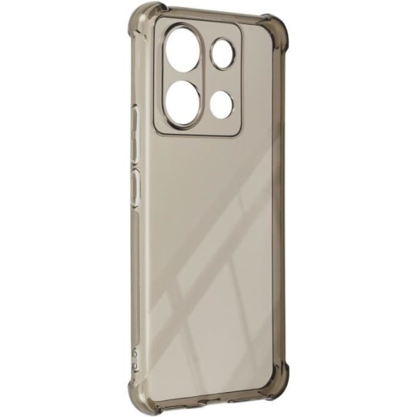 Coque Antichoc - Imak - Redmi Note 13 Pro - Blød Silikone - Forstærkede Hjørner - Translucent Sort Svart Transparent