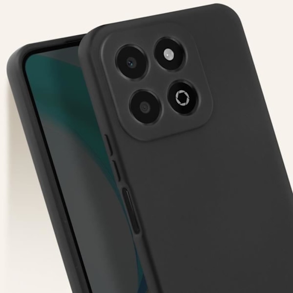 Fodral för Honor X6b - AVIZAR - Soft Matte Soft Black - Skydd mot repor och stötar Svart
