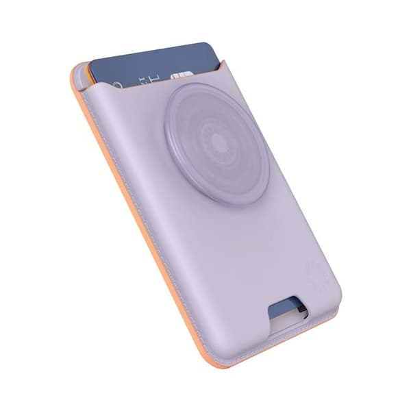 Mobilepuhelimen lisäosa Popsockets Korttipidike PopWallet MagSafe laventeli
