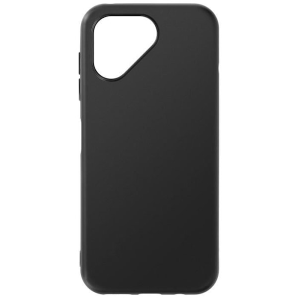 Kotelo Fairphone 5 -puhelimelle - AVIZAR - Silikoninen mattapinta - Musta - Suojaus naarmuilta ja iskuilta Svart