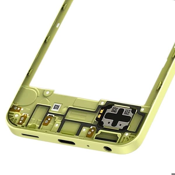Ersättningscentralchassi för Samsung Galaxy A15 5G Limegrön Grön