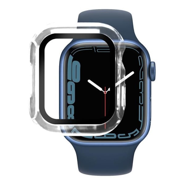 Hårt fodral för Apple Watch Series 7 (41mm) Enkay transparent Vit - AVIZAR Genomskinlig vit