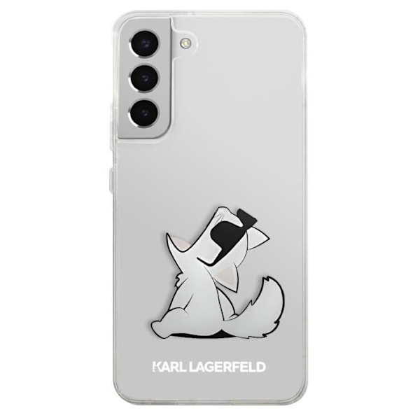 Fodral till Samsung Galaxy S22 Plus Upphöjda kanter Karl Lagerfeld Transparent Transparent