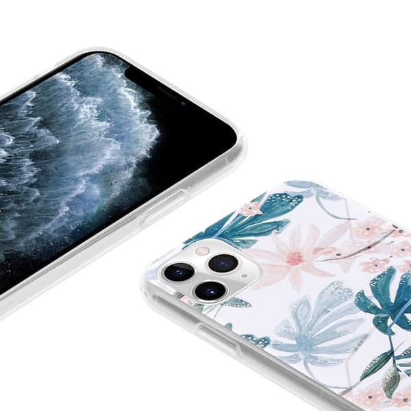 Telefoncase - Crong - Blomst - iPhone 11 Pro - Blomster mønster - Blød beskyttelse Doré
