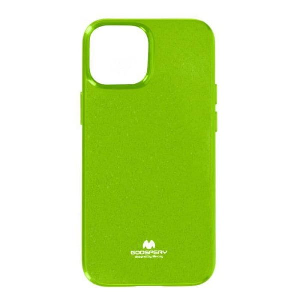 iPhone 13 Mini Silikon Gel Fodral Glänsande effekt Kvicksilvergrön Grön