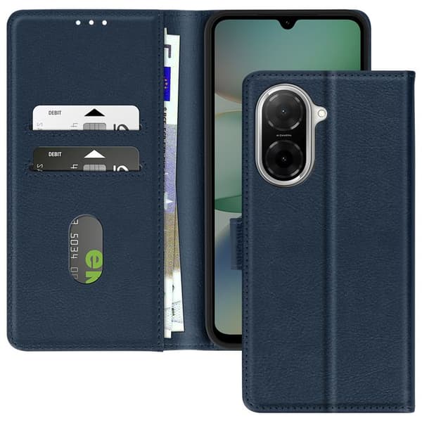 Plånboksfodral - Xiaomi - Redmi A5 - Mörknatt - Videostöd - Magnetisk Blå